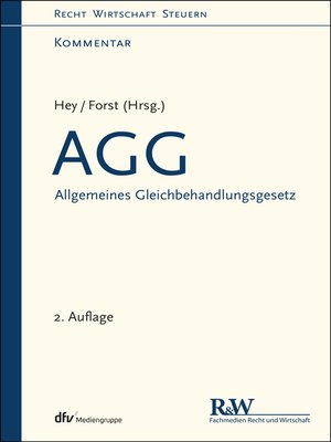 cover image of AGG--Allgemeines Gleichbehandlungsgesetz